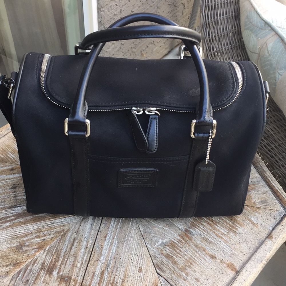 Black COACH SATCHEL